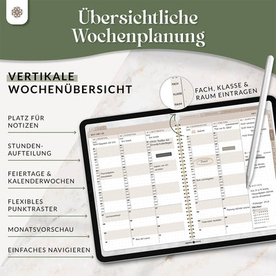 Digitaler Lehrerkalender - PDF mit Hyperlinks
